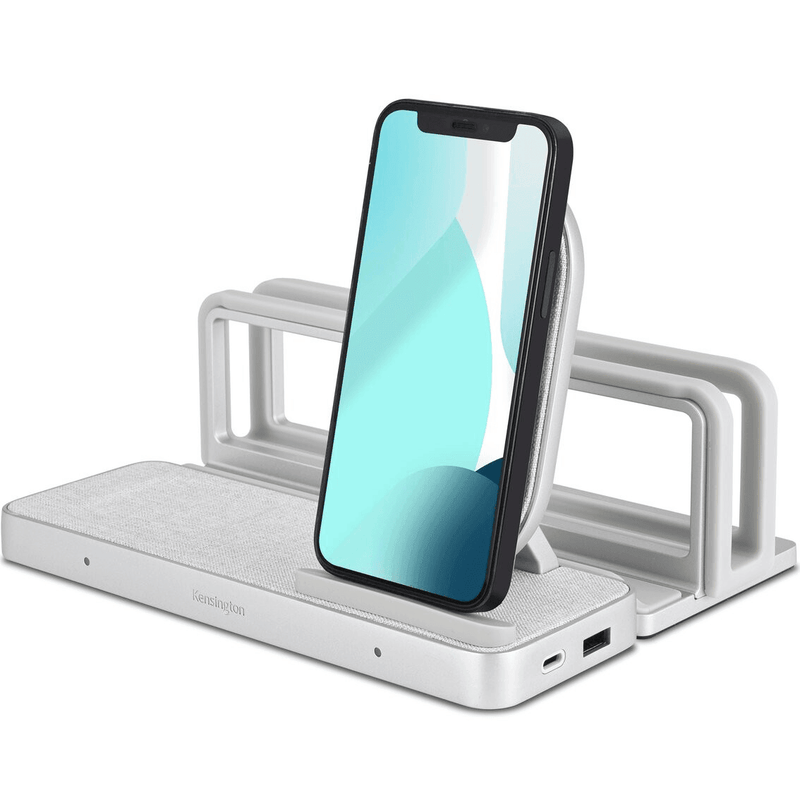 Kensington K59090WW StudioCaddy With Qi Wireless Charging Stand For Apple Devices iPhone Airpods K59090WW - SuperOffice
