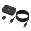 Kensington K83300WW Universal 3-In-1 Pro Audio Headset Switch Bluetooth/USB-C/USB-A/3.5mm K83300WW - SuperOffice