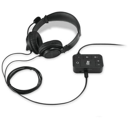 Kensington K83300WW Universal 3-In-1 Pro Audio Headset Switch Bluetooth/USB-C/USB-A/3.5mm K83300WW - SuperOffice