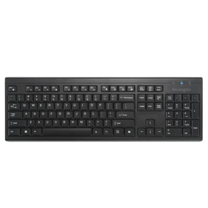 Kensington Keyboard EQ Rechargeable Wireless Full Size Black K75558NA - SuperOffice