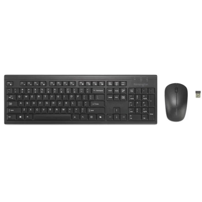 Kensington Keyboard Mouse Set KM270 EQ Wireless Desktop Rechargeable Bundle K75560NA - SuperOffice