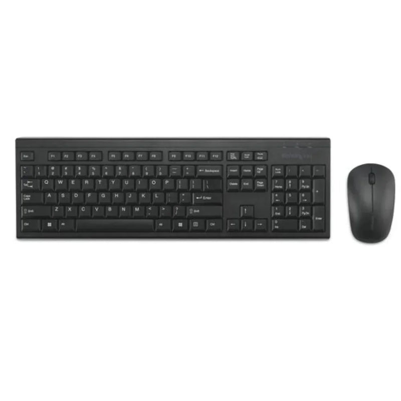 Kensington KM150 EQ Keyboard Mouse Wireless Desktop Set Black K75562NA - SuperOffice