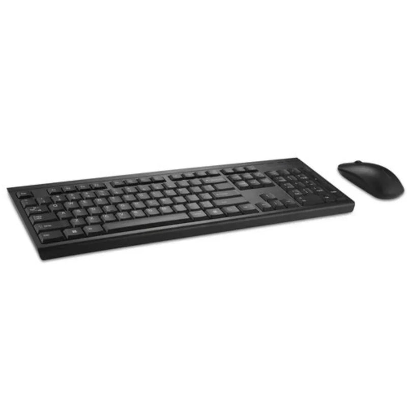 Kensington KM150 EQ Keyboard Mouse Wireless Desktop Set Black K75562NA - SuperOffice