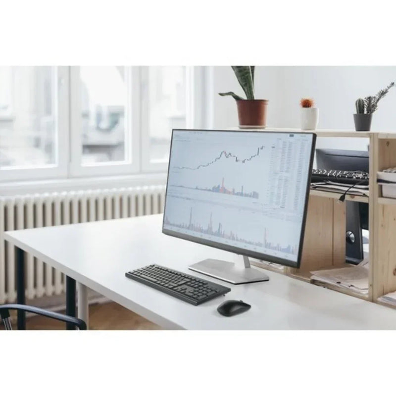 Kensington KM150 EQ Keyboard Mouse Wireless Desktop Set Black K75562NA - SuperOffice