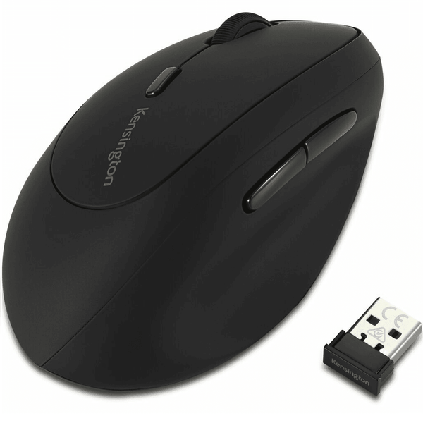 Kensington Left Handed Vertical Ergonomic Mouse Black Ergo Wireless K79810WW - SuperOffice
