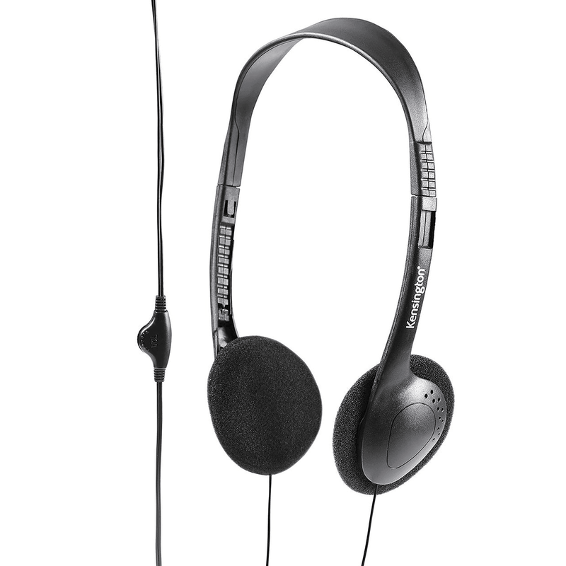 Kensington Light Weight Headphones Black 33466 - SuperOffice