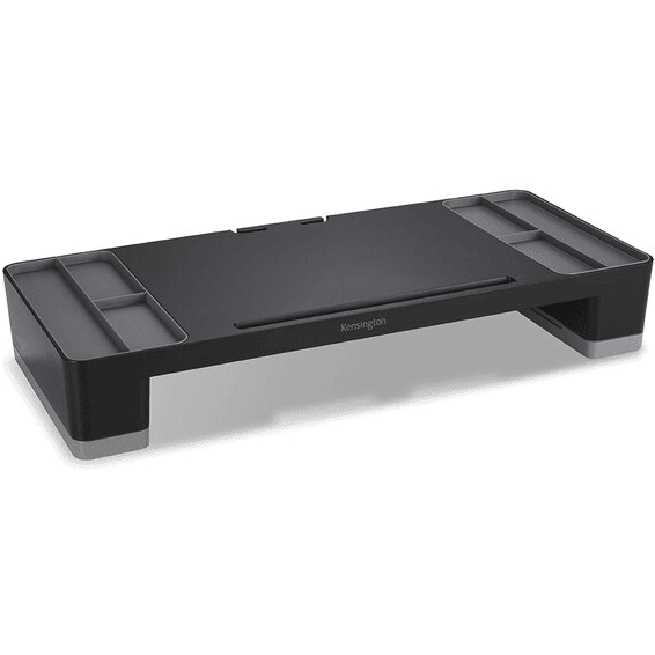 Kensington Monitor Stand Riser Stationery Compartments Organiser Cable Management K58300WW - SuperOffice