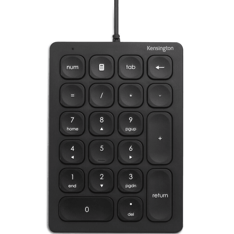 Kensington Numpad Number Keypad Wired Keyboard Numeric Black K79820WW - SuperOffice