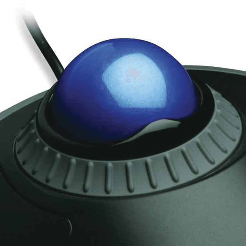 Kensington Orbit Trackball With Scroll Ring Wired Blue 72337 - SuperOffice