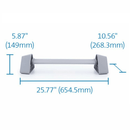 Kensington Slimline Rocking Foot Rest Moving Swaying K58303WW - SuperOffice