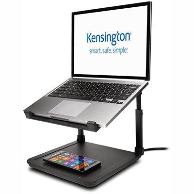 Kensington Smartfit Laptop Riser With Wireless Phone Charging Pad 52784 - SuperOffice