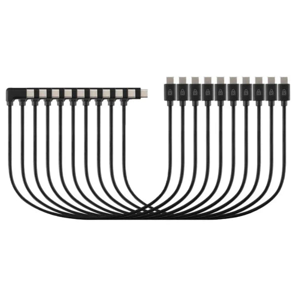 Kensington USB-C Charging Cables for K67716AU Pack 10 Black K32302WW - SuperOffice
