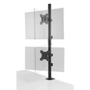 Kensington Vertical Stacking Dual Monitor Arm Black K53802WW - SuperOffice