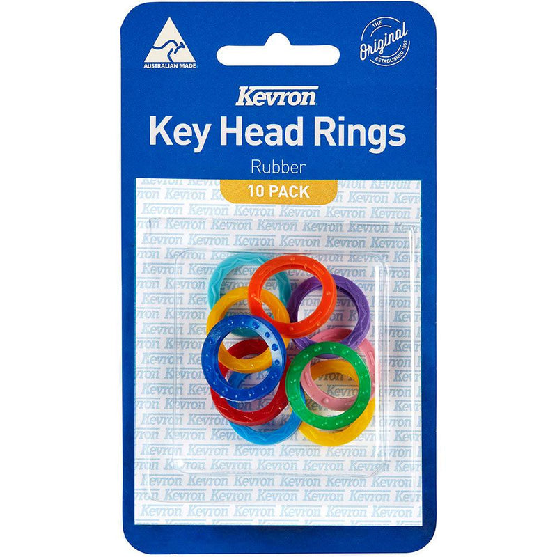 Kevron Al1052 Key Head Rings Assorted Pack 10 47044 - SuperOffice