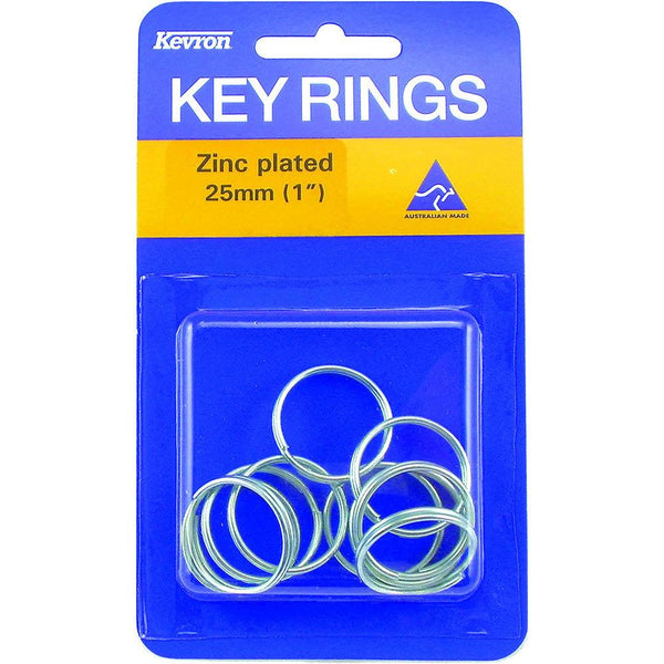 Kevron Id1042 Key Ring 25Mm Pack 10 46757 - SuperOffice