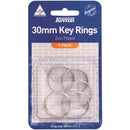 Kevron Id1043 Key Ring 30Mm Pack 5 46994 - SuperOffice