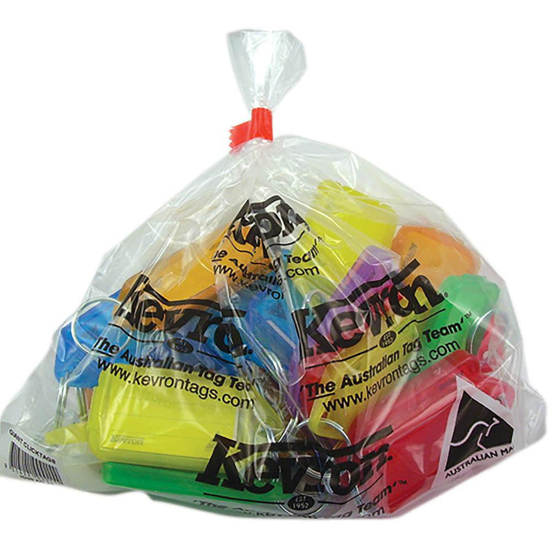 Kevron Id30 Giant Keytags Assorted Bag 25 45387 - SuperOffice