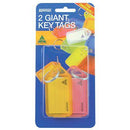 Kevron Id30 Giant Keytags Assorted Pack 2 45708 - SuperOffice