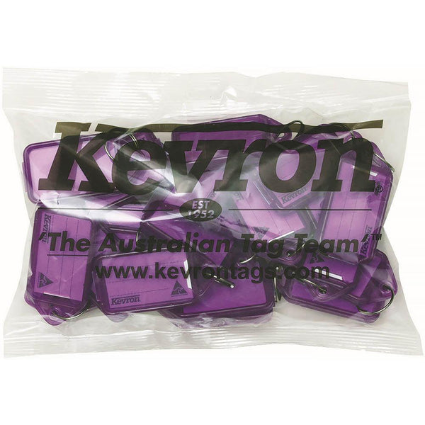 Kevron Id30 Giant Keytags Lilac Bag 25 37758 - SuperOffice