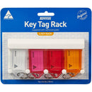 Kevron Id5 Key Tag Rack 4 Tag Assorted 37749 - SuperOffice