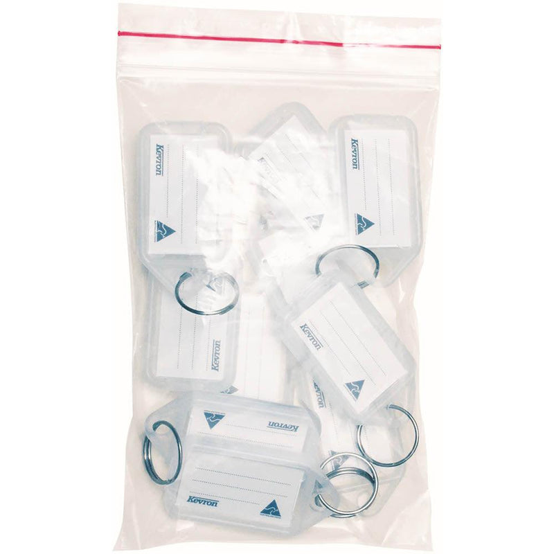 Kevron Id5 Keytags Clear Bag 10 37725 - SuperOffice