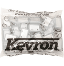 Kevron Key Tags Clear White Pack 50 37745 - SuperOffice