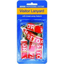 Kevron Visitor Lanyard Pack 5 46759 - SuperOffice