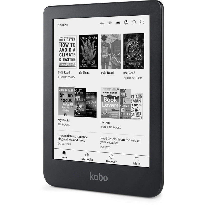 Kobo Clara 2E Digital Text Reader eReader 6" Display 16 GB Flash Wireless LAN Bluetooth USB Type C Deep Ocean N506-KU-OB-K-EP - SuperOffice