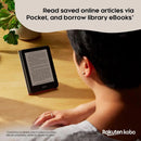 Kobo Clara 2E Digital Text Reader eReader 6" Display 16 GB Flash Wireless LAN Bluetooth USB Type C Deep Ocean N506-KU-OB-K-EP - SuperOffice