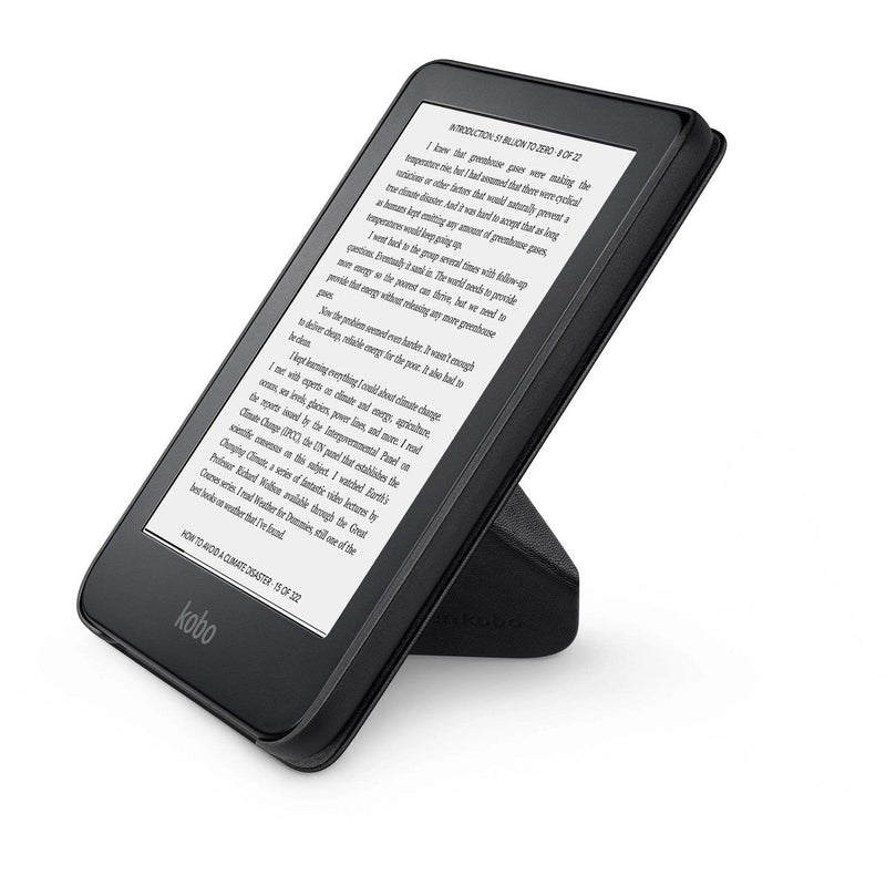 Kobo Clara 2E SleepCover Case Cover eReader Microfiber Black N506-AC-BK-E-PU - SuperOffice
