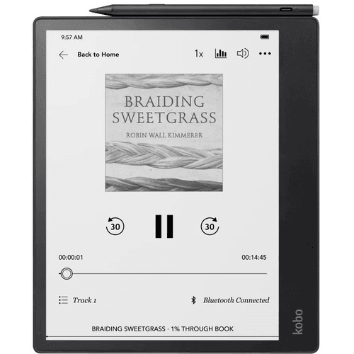 Kobo Elipsa 2E Digital Text Reader eReader 32 GB Flash 10.3" Display Touchscreen Wireless LAN Bluetooth Type C N605-KU-BK-K-BU - SuperOffice