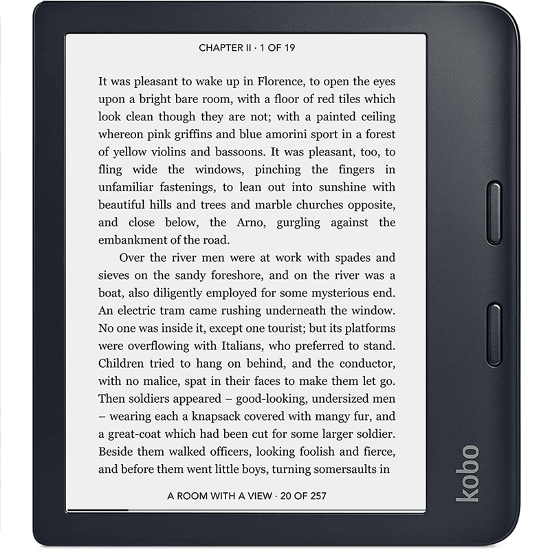 Kobo Libra 2 eBook Reader 7" Display Digital Text Reader Touchscreen Wireless LAN/ Bluetooth/USB 32 GB Flash Black N418-KU-BK-K-EP - SuperOffice