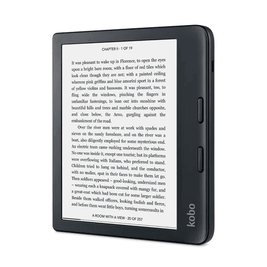Kobo Libra 2 eBook Reader 7" Display Digital Text Reader Touchscreen Wireless LAN/ Bluetooth/USB 32 GB Flash Black N418-KU-BK-K-EP - SuperOffice