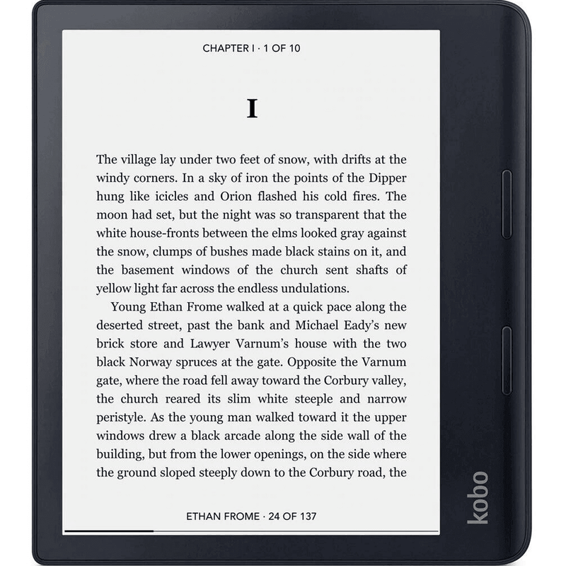 Kobo Sage eBook Reader 8" HD Touchscreen Bluetooth 32GB Wi-Fi BT N778-KU-BK-K-EP - SuperOffice