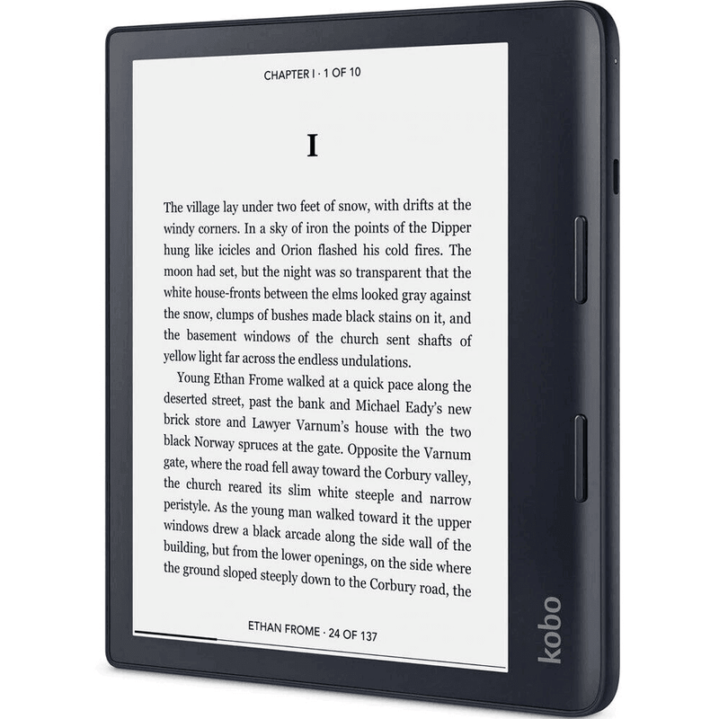 Kobo Sage eBook Reader 8" HD Touchscreen Bluetooth 32GB Wi-Fi BT N778-KU-BK-K-EP - SuperOffice