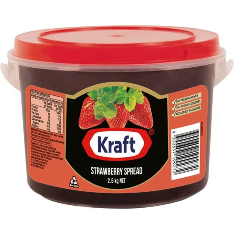 Kraft Heinz Strawberry Jam Spread 2.5kg Bulk Size 643329 - SuperOffice