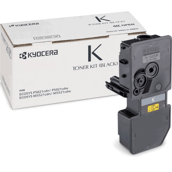 Kyocera TK-5224 Toner Ink Cartridge Black/Cyan/Magenta/Yellow Set Genuine EcoSys TK5224 TK-5224 Set - SuperOffice