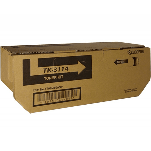 Kyocera TK3114 Toner Cartridge Black FS-4100DN Genuine TK-3114 - SuperOffice