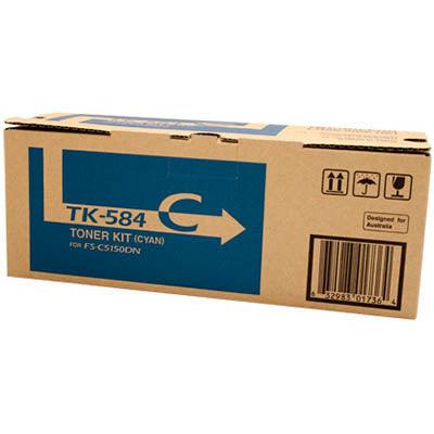 Kyocera Tk584C Toner Cartridge Cyan TK-584C - SuperOffice