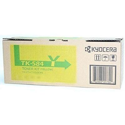 Kyocera Tk584Y Toner Cartridge Yellow TK-584Y - SuperOffice