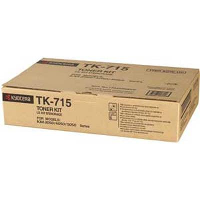 Kyocera Tk715 Toner Cartridge Black TK-715 - SuperOffice
