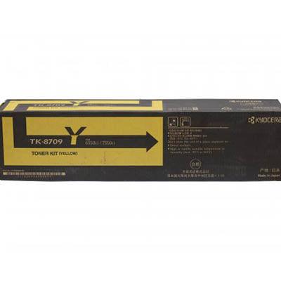 Kyocera Tk8709Y Toner Cartridge Yellow TK-8709Y - SuperOffice