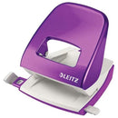 Leitz Nexxt Series Wow Metal 2 Hole Punch Purple 50082262 - SuperOffice