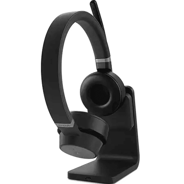 Lenovo Go Wireless ANC Headset Headphones Charging Stand Microsoft Teams Certified 4XD1C99222 - SuperOffice