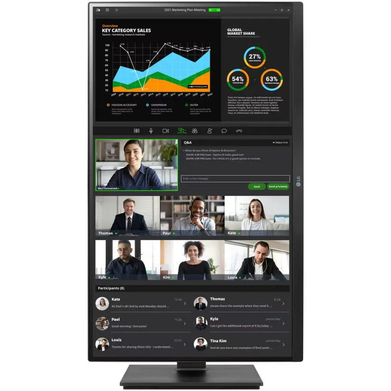 LG 27'' 27BQ75QC-B QHD 75Hz IPS LED Monitor 27BQ75QC-B - SuperOffice