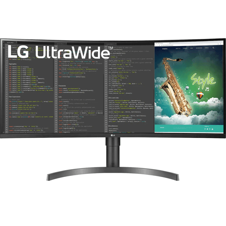 LG 35WN75CB 35" Inch QHD VA UltraWide Monitor Curved 35WN75C-B - SuperOffice