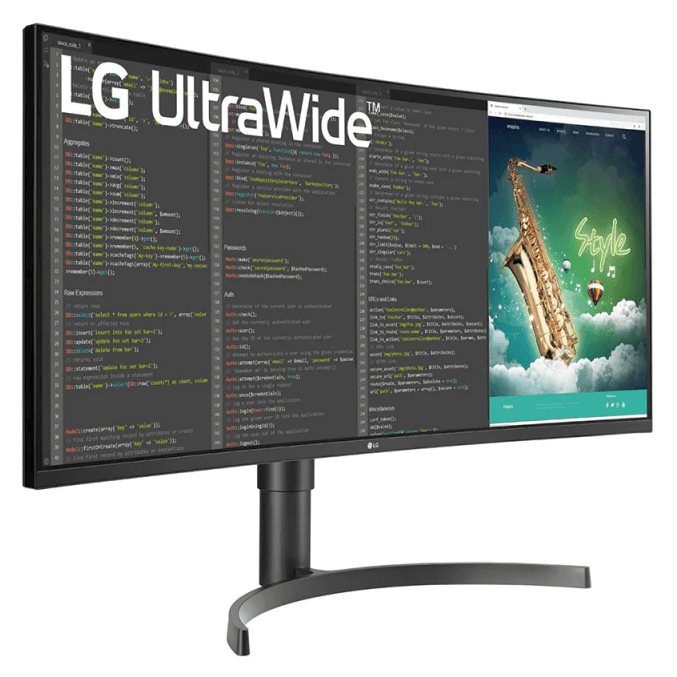LG 35WN75CB 35" Inch QHD VA UltraWide Monitor Curved 35WN75C-B - SuperOffice