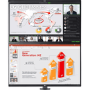 LG Ergo Dual 27" Monitor 75Hz QHD HDR10 FreeSync IPS Adjustable 27QP88D-BS - SuperOffice