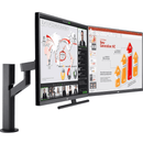 LG Ergo Dual 27" Monitor 75Hz QHD HDR10 FreeSync IPS Adjustable 27QP88D-BS - SuperOffice