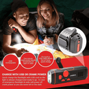 LifeGear LED Crank Torch FM Radio Manual Wind USB LG38 - SuperOffice